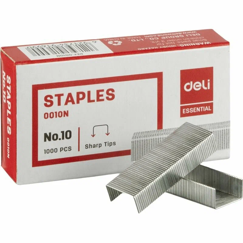 Скобы для степлера, 10 DELI